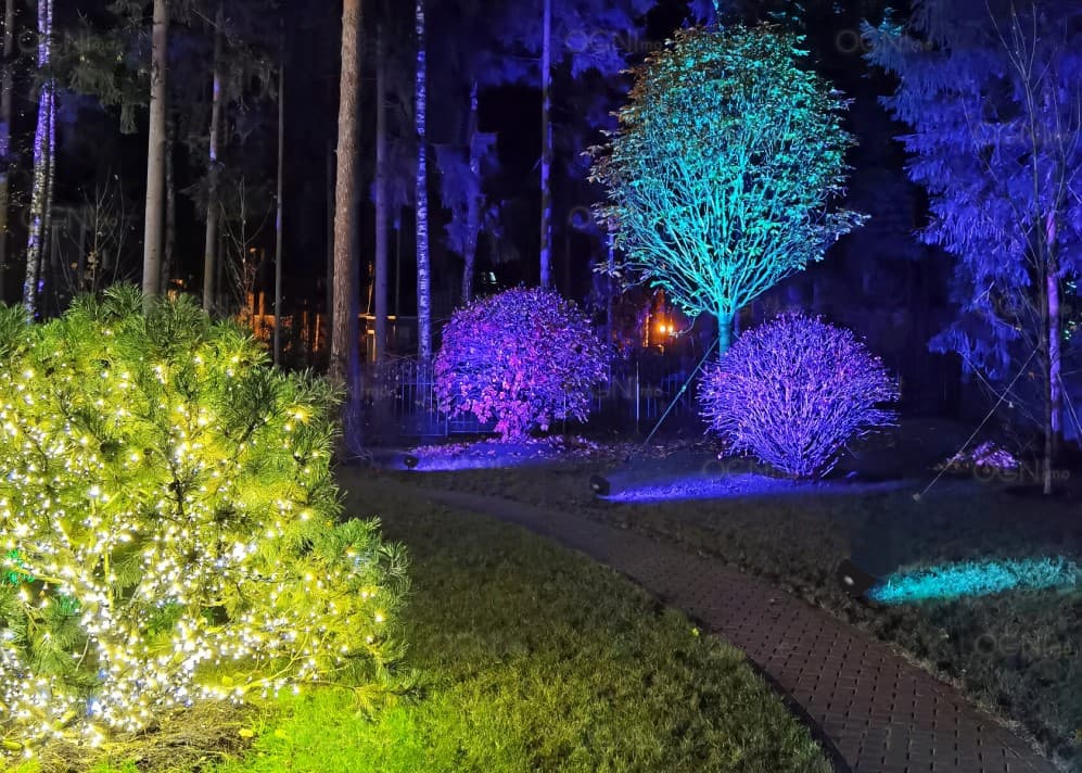 Подсветка фасадов частных домов, уличный прожектор для подсветки фасадов частных домов купить
