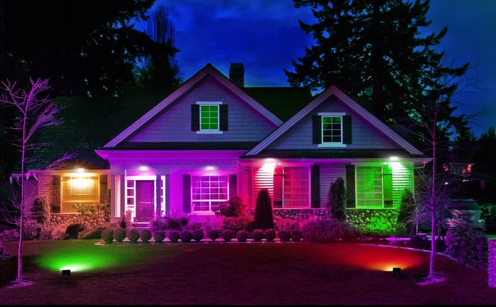 Подсветка фасадов частных домов, уличный прожектор для подсветки фасадов частных домов купить